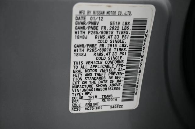 2012 INFINITI FX35 FX35