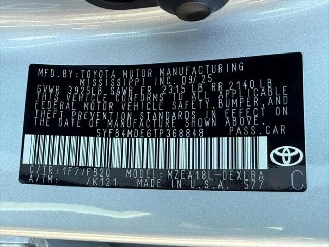 2026 Toyota Corolla LE