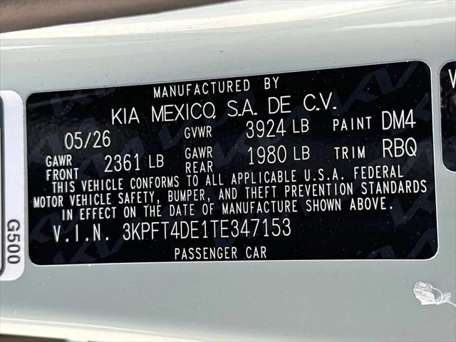 2026 Kia K4 LXS