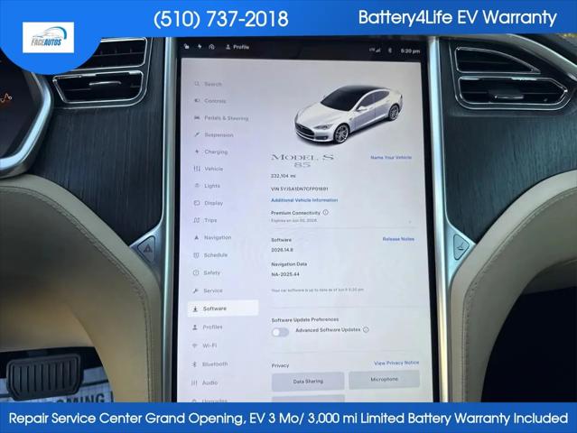 2012 Tesla Model S Standard