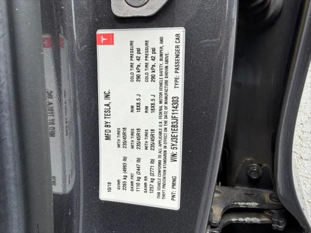 2018 Tesla Model 3 Long Range