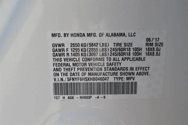 2017 Honda Pilot EX-L