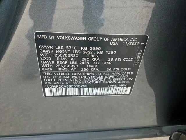 2025 Volkswagen Atlas 2.0T SE w/Technology