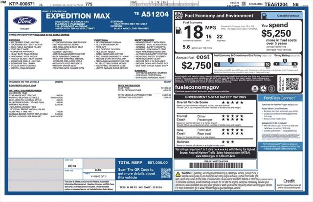 2026 Ford Expedition Max Platinum MAX for sale in Downers Grove, IL