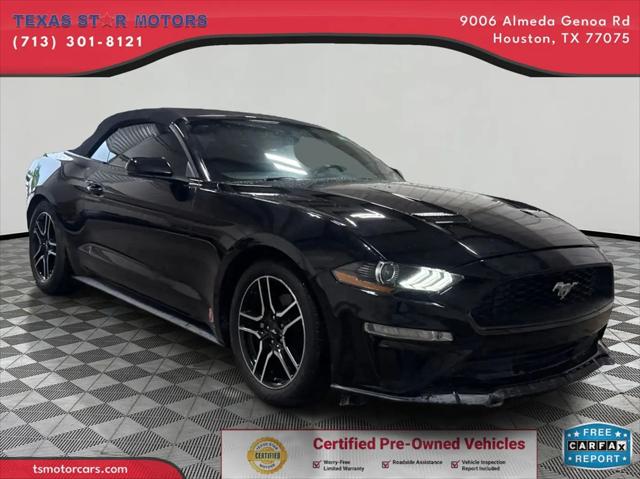 2018 Ford Mustang EcoBoost Premium for sale in Houston, TX