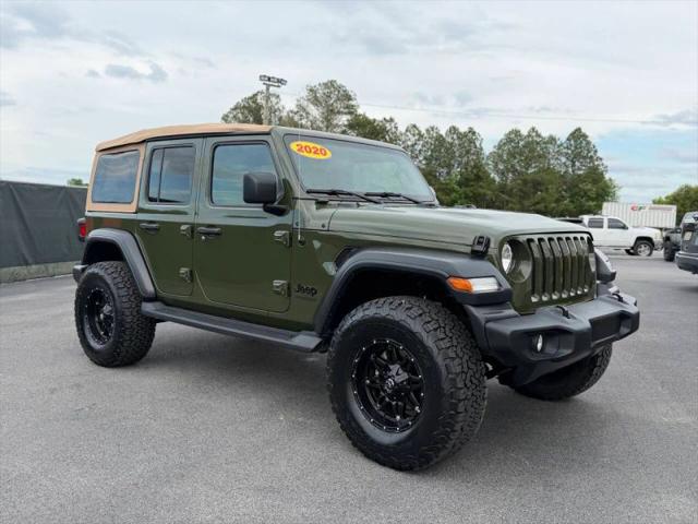 2020 Jeep Wrangler Black and Tan 4x4