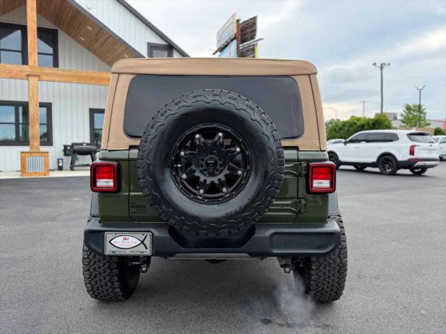 2020 Jeep Wrangler Black and Tan 4x4