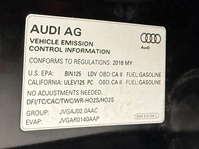 2018 Audi A4 2.0T ultra Premium