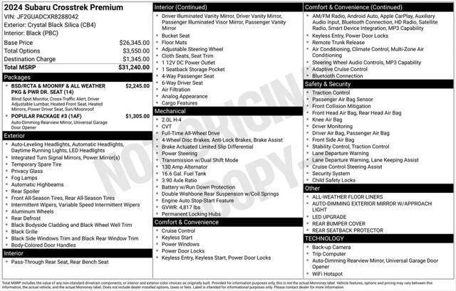 2024 Subaru Crosstrek Premium