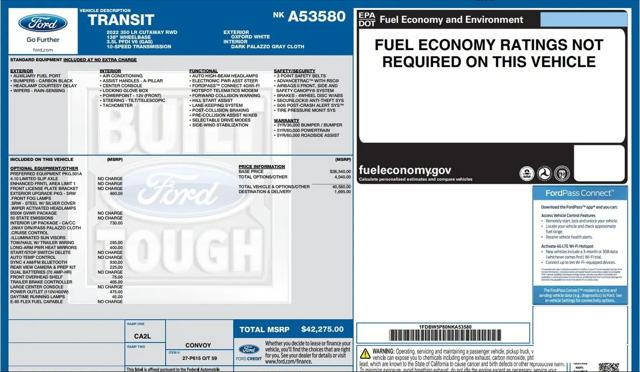 2022 Ford Transit Cutaway T-350
