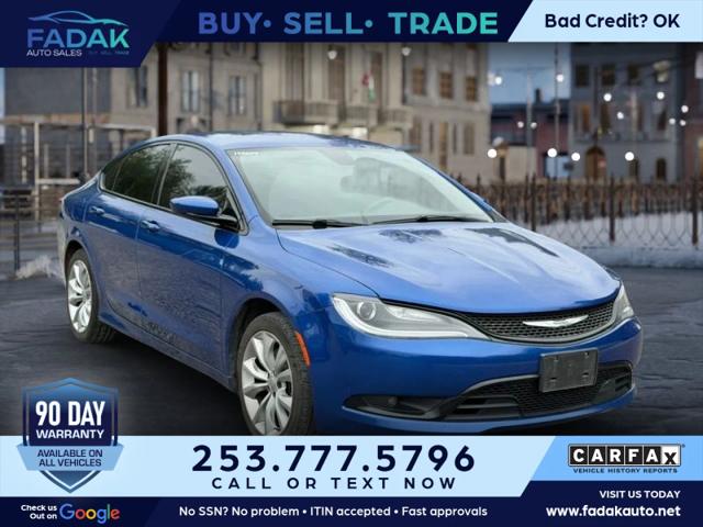 2015 Chrysler 200 S for sale in Tacoma, WA