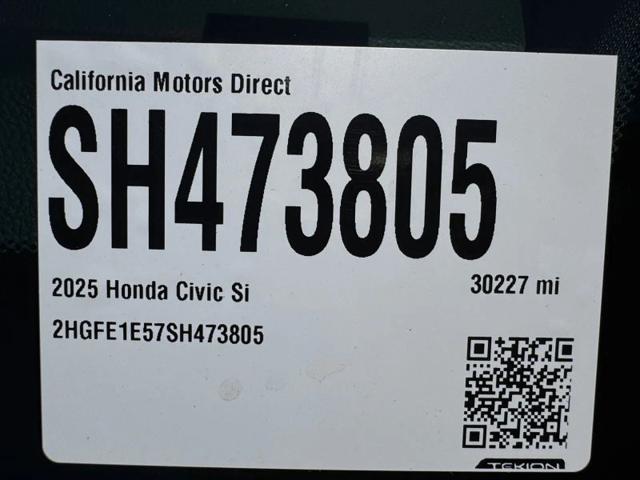 2025 Honda Civic Base w/High Performance Summer Tires