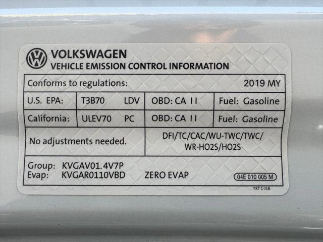 2019 Volkswagen Jetta 1.4T S