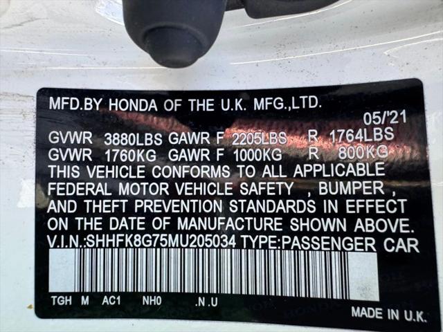 2021 Honda Civic Touring