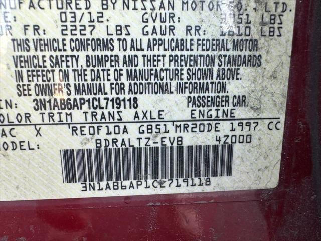 2012 Nissan Sentra 2.0 S