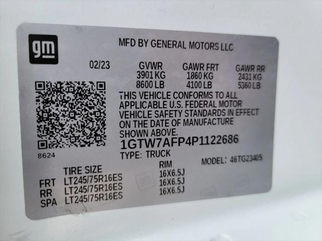 2023 GMC Savana Cargo RWD 2500 Regular Wheelbase Work Van
