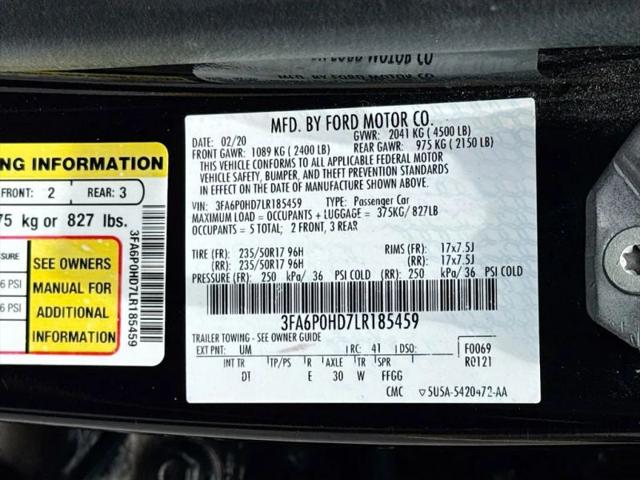 2020 Ford Fusion SE