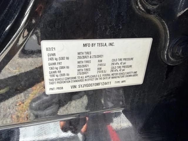 2021 Tesla Model Y Performance Dual Motor All-Wheel Drive