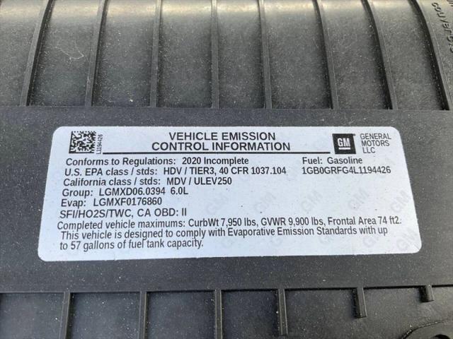 2020 Chevrolet Express Cutaway Work Van