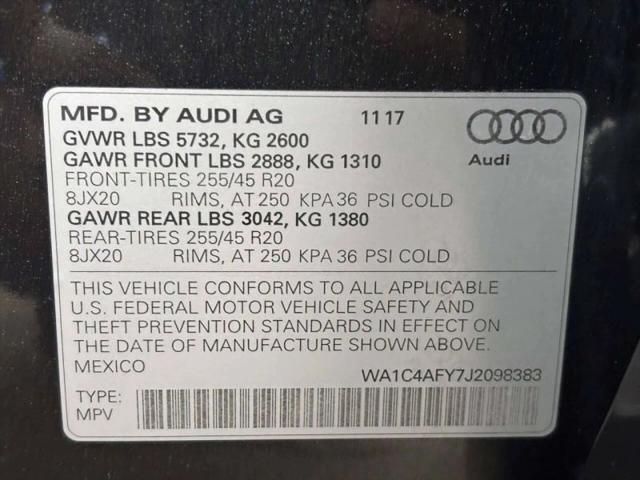 2018 Audi SQ5 3.0T Premium Plus