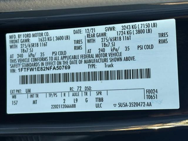 2022 Ford F-150 XLT