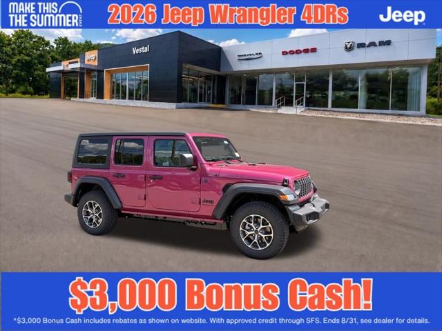 2026 Jeep Wrangler 4-Door Sport S 4x4 for sale in Vestal, NY