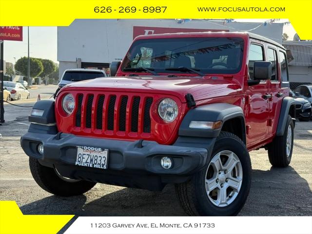 2018 Jeep Wrangler Unlimited Sport S 4x4 for sale in El Monte, CA