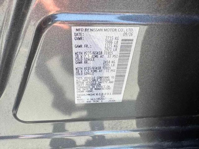 2017 Nissan Pathfinder SV