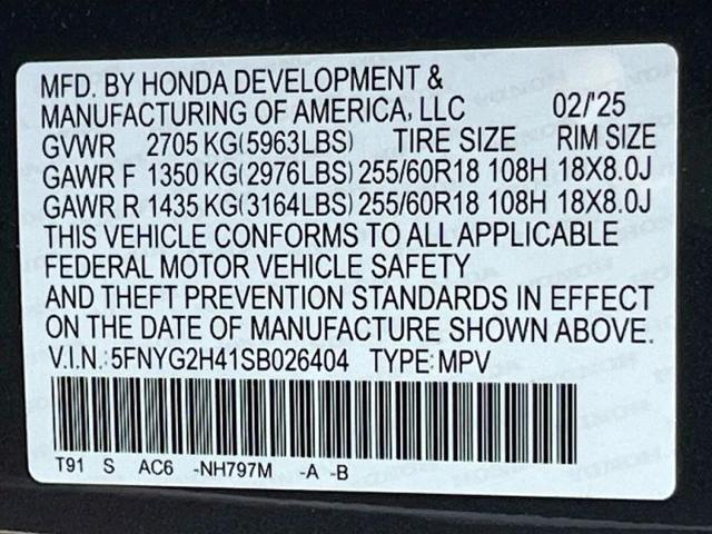 2025 Honda Pilot EX-L