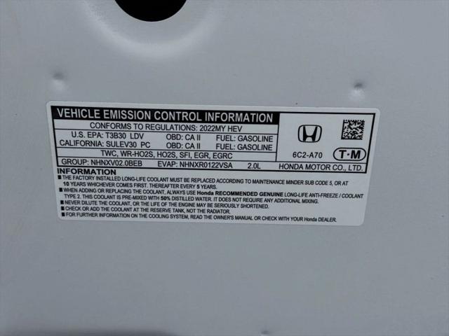 2022 Honda Accord Hybrid EX-L