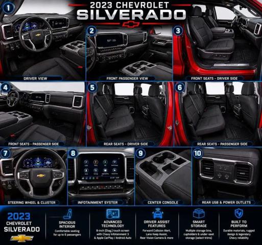 2023 Chevrolet Silverado 1500 4WD Crew Cab Short Bed LT with 2FL