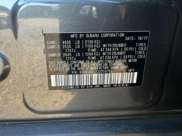 2018 Subaru Outback 2.5i Premium
