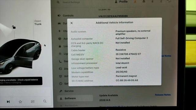 2020 Tesla Model 3 Standard Range Rear-Wheel Drive