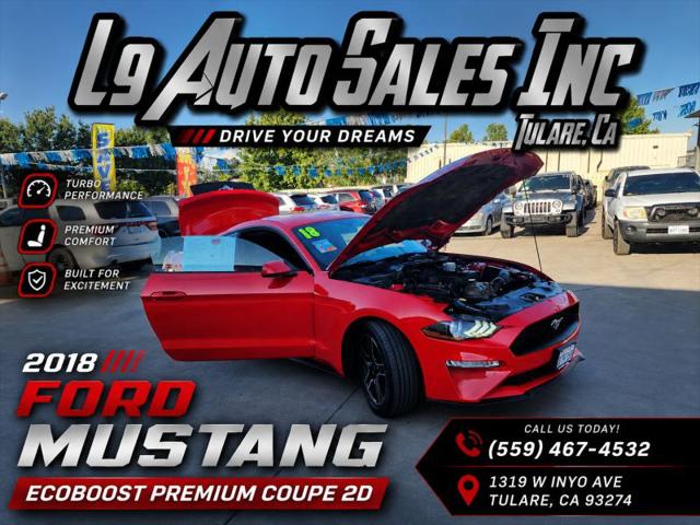 2018 Ford Mustang EcoBoost for sale in Tulare, CA