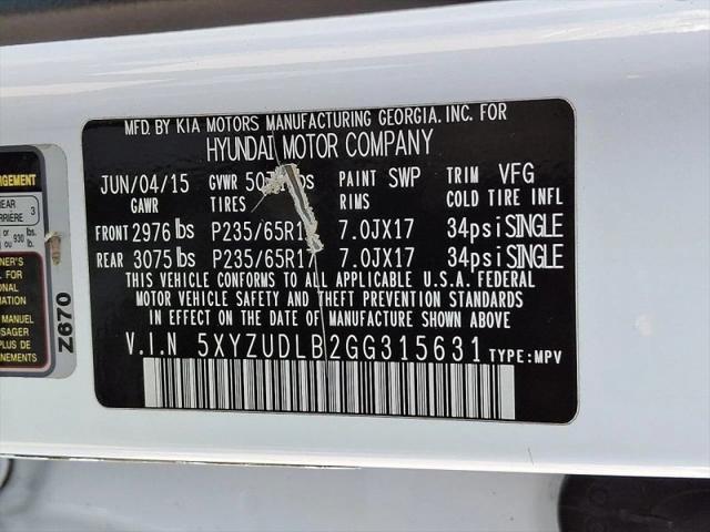 2016 Hyundai Santa Fe Sport 2.4L