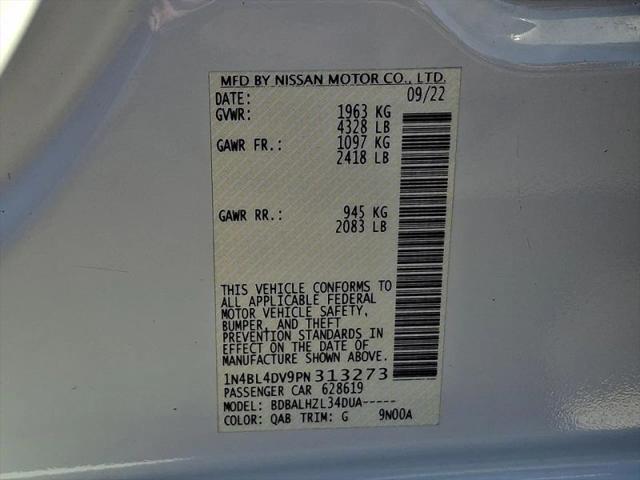 2023 Nissan Altima SV FWD