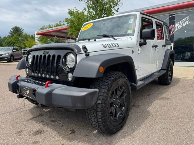 2017 Jeep Wrangler Unlimited Willy Wheeler 4x4 for sale in South Burlington, VT