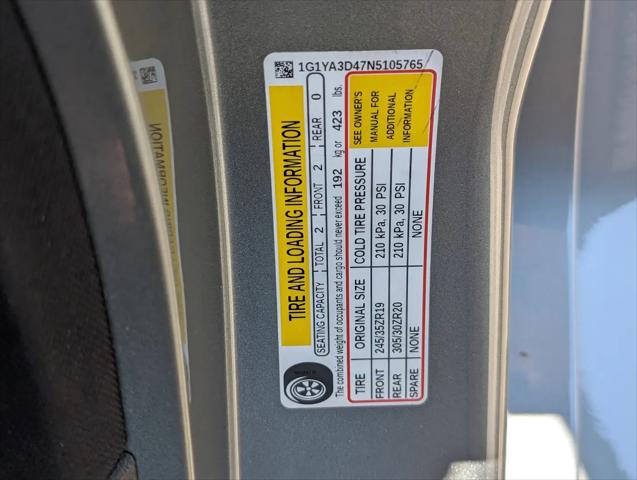 2022 Chevrolet Corvette Stingray RWD Convertible 1LT
