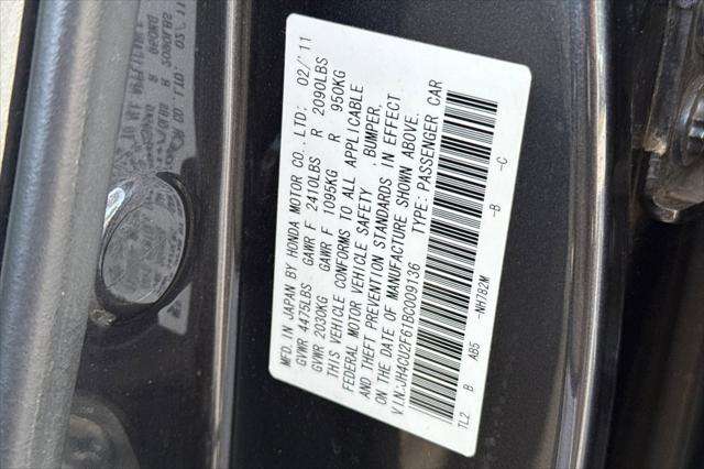 2011 Acura TSX 4dr Sdn I4 Auto