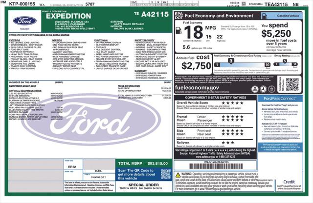2026 Ford Expedition Platinum for sale in Auburn, WA