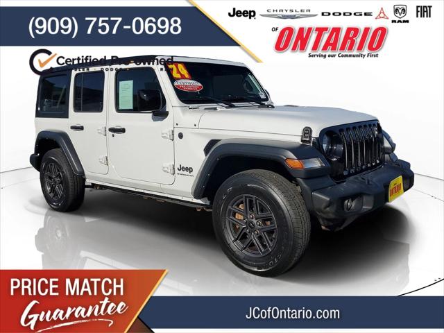 2024 Jeep Wrangler 4-Door Sport S 4x4 for sale in Ontario, CA