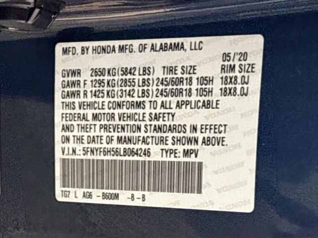 2020 Honda Pilot AWD EX-L