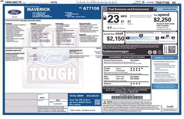 2026 Ford Maverick Tremor