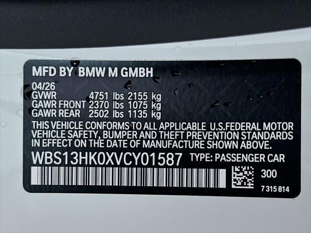 2027 BMW M4 Base