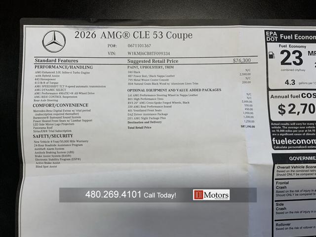 2026 Mercedes-Benz CL AMG CLE 53