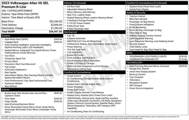 2023 Volkswagen Atlas 3.6L V6 SEL Premium R-Line