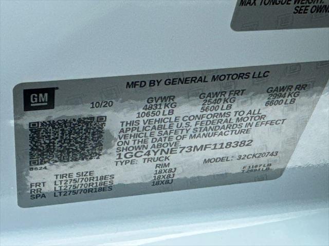 2021 Chevrolet Silverado 2500HD 4WD Crew Cab Standard Bed LT