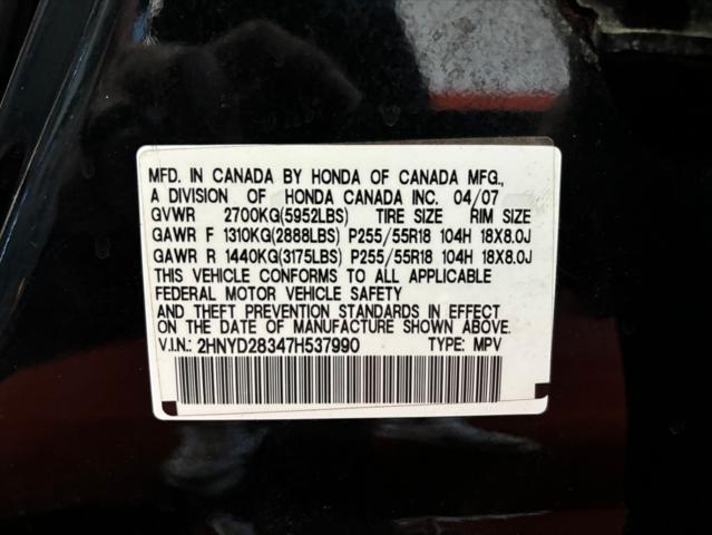 2007 Acura MDX Technology Package