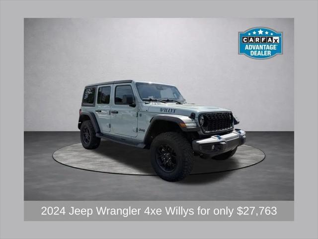 2024 Jeep Wrangler 4xe Willys 4xe for sale in Auburn, MA