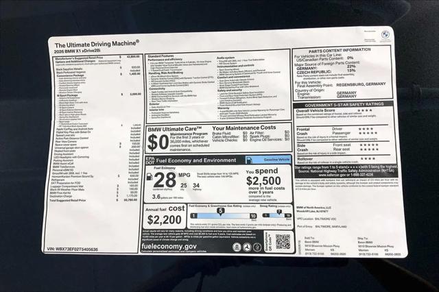 2026 BMW X1 xDrive28i